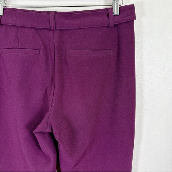 Banana Republic Logan Tie Waist Purple Trouser - Picture 13 of 15